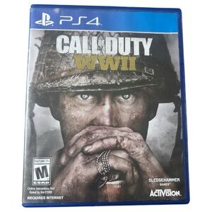 PS4 Activision Call of Duty WWII Physical Copy w/ Original Case EUC